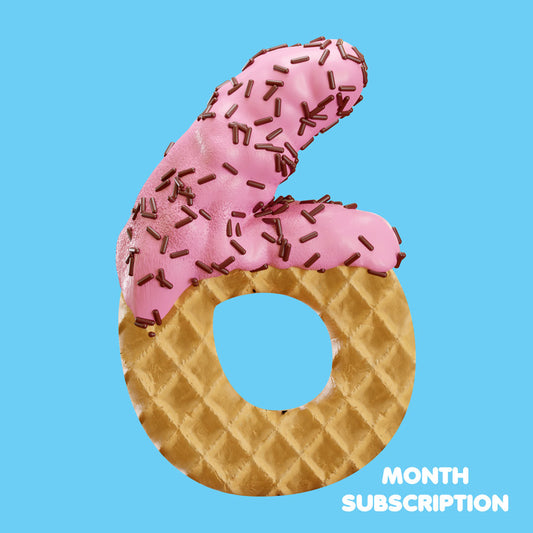 6 Month Subscription - Ice Cream Flavors of the Month Club
