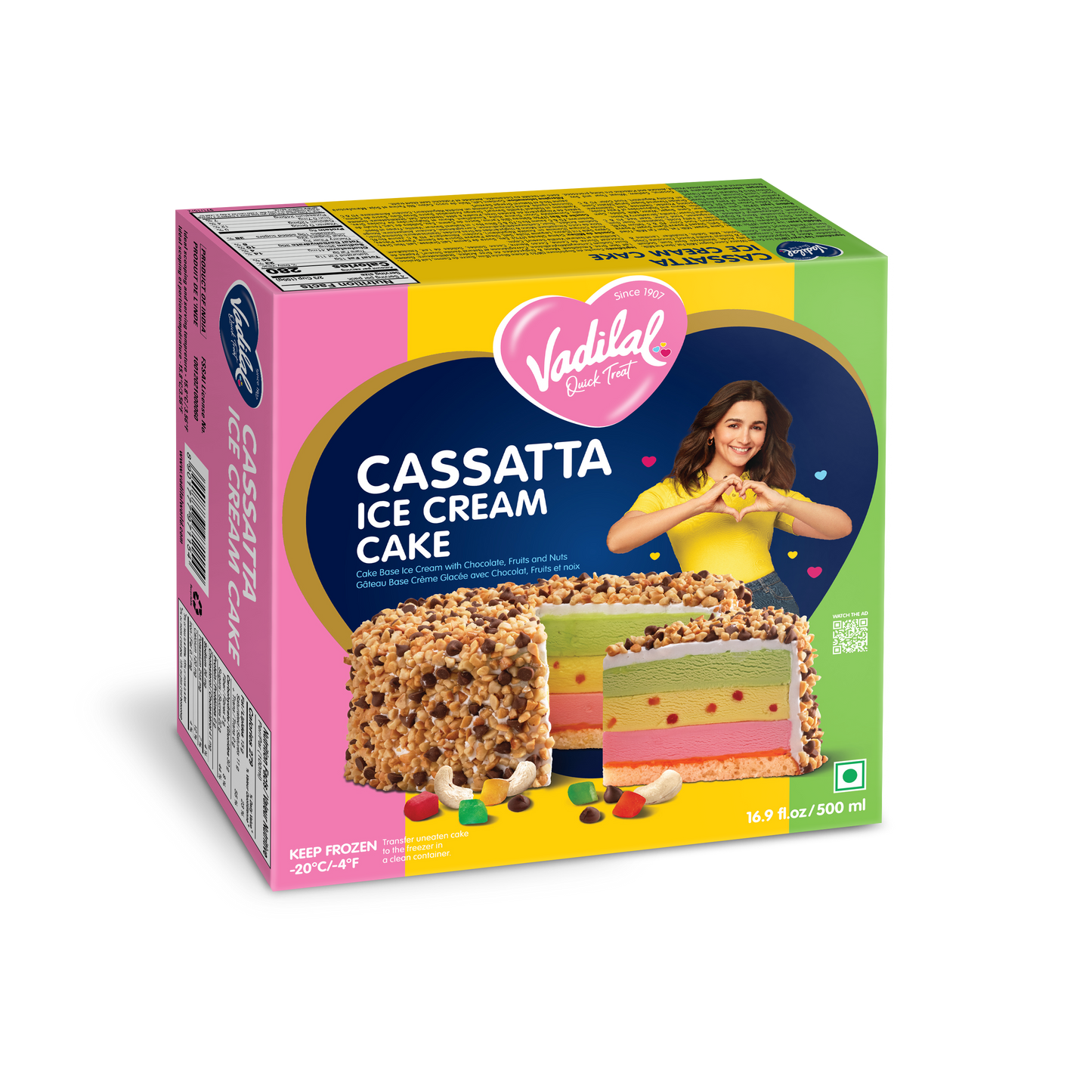 Cassatta Ice Cream Cake