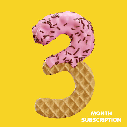 3 Month Subscription - Ice Cream Flavors of the Month Club