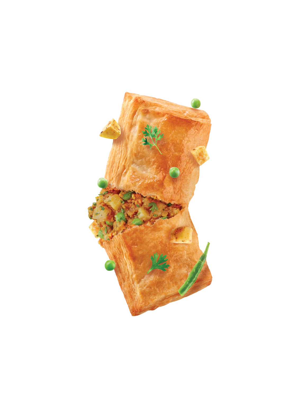 Classic Aloo Mutter Jumbo Puff – Vadilal Quick Treat
