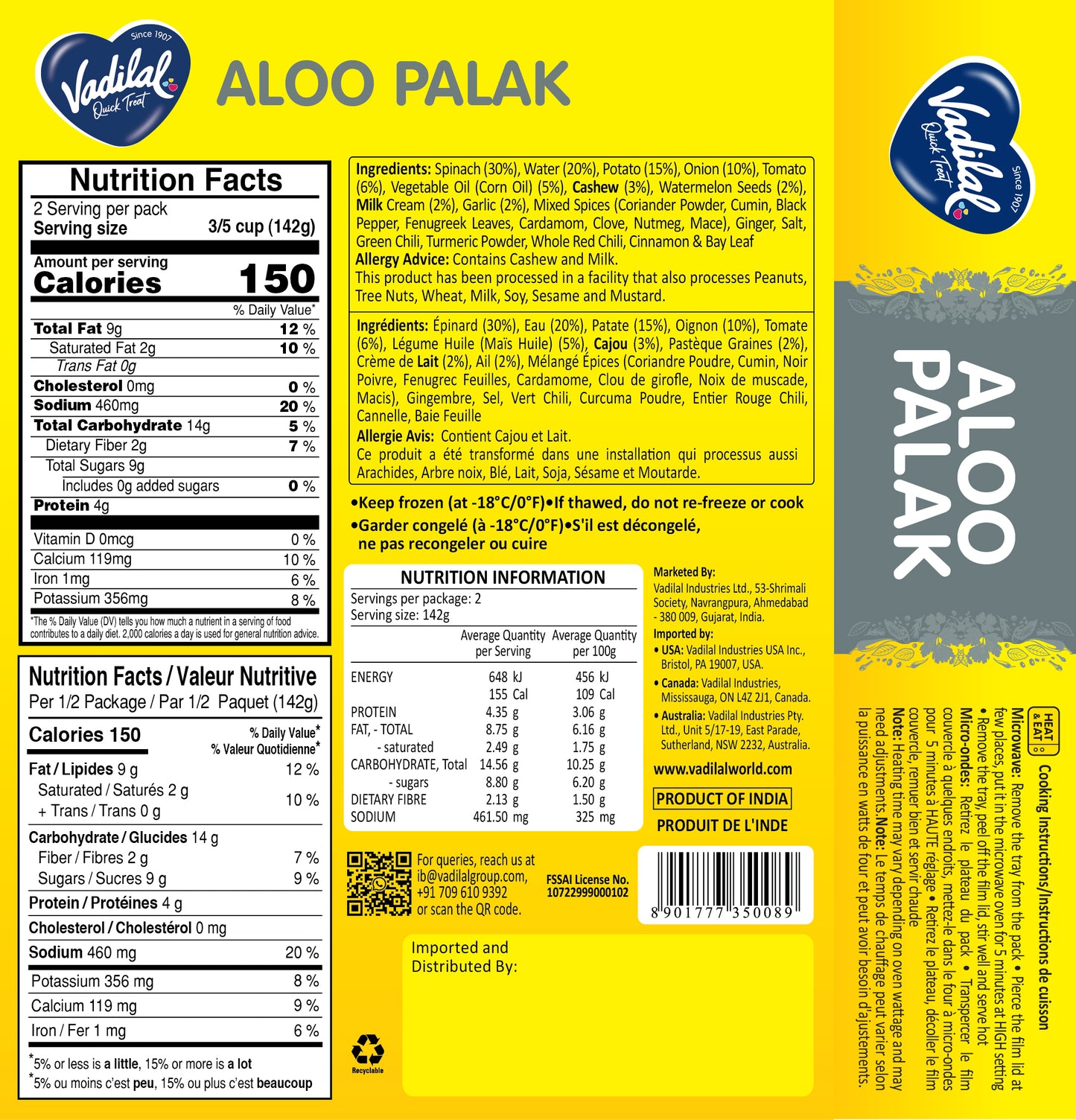 Aloo Palak