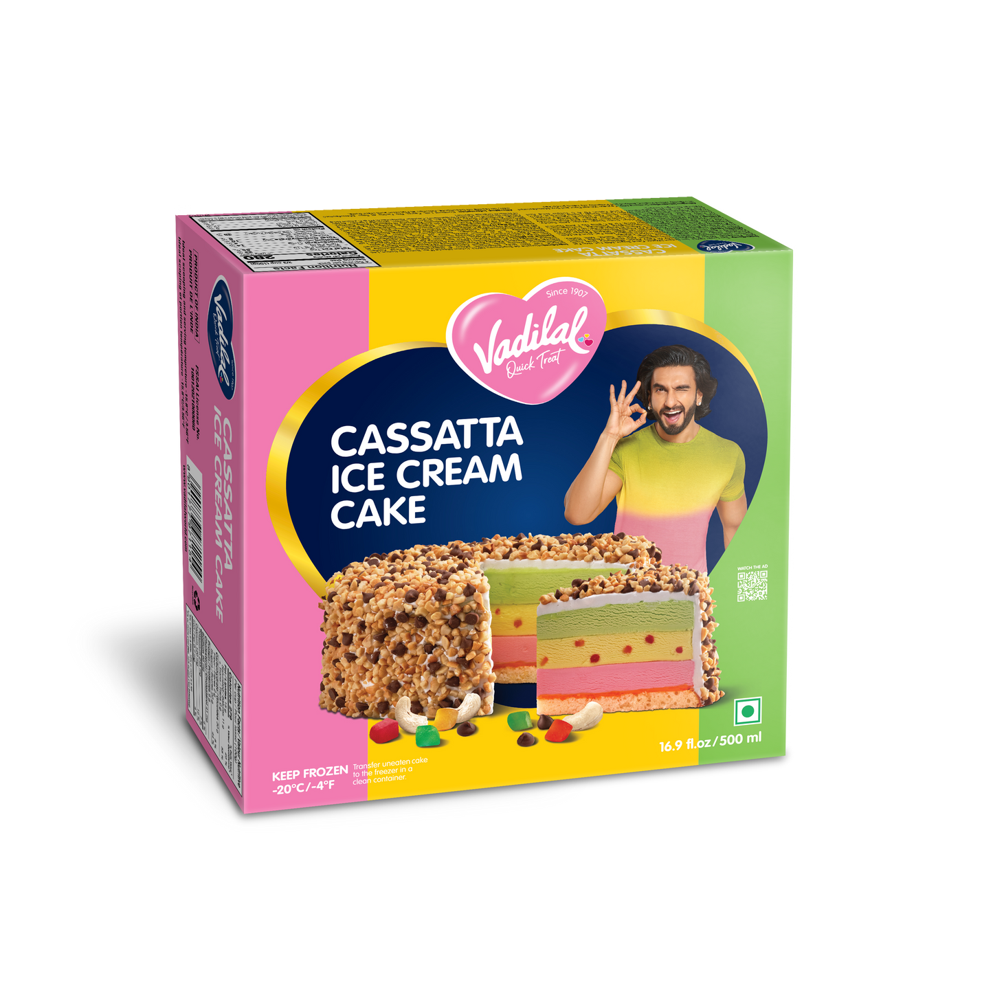 Cassatta Ice Cream Cake