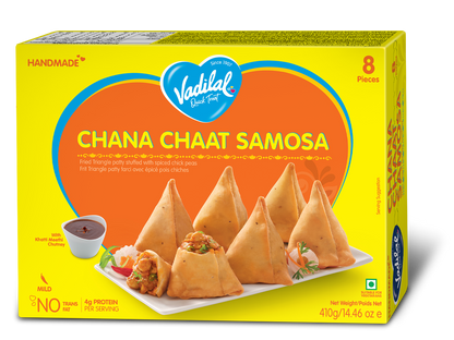 Chana Chaat Samosa