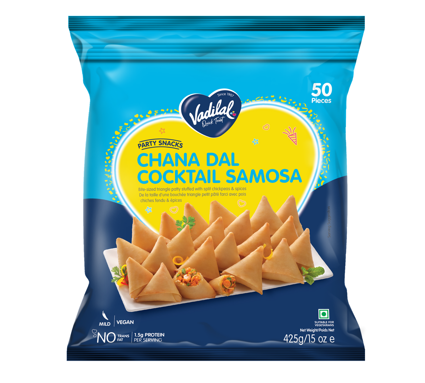 Chana Dal Cocktail Samosa
