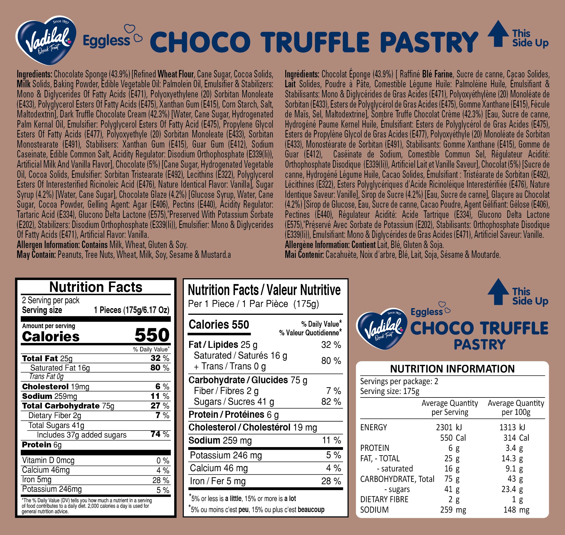 Choco Truffle Pastry – Vadilal Quick Treat