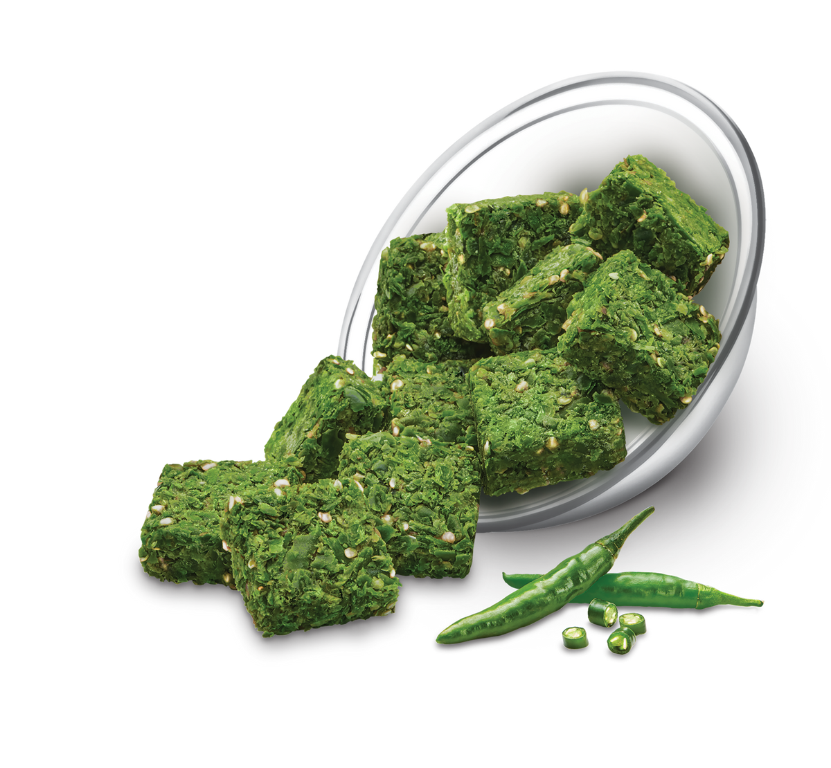 Green Chili Cubes – Vadilal Quick Treat
