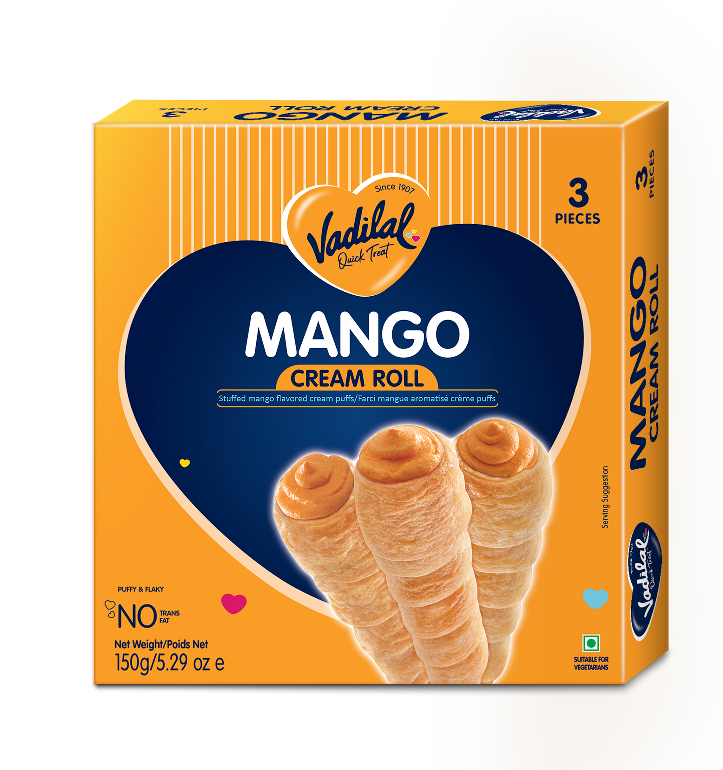 Mango Cream Roll