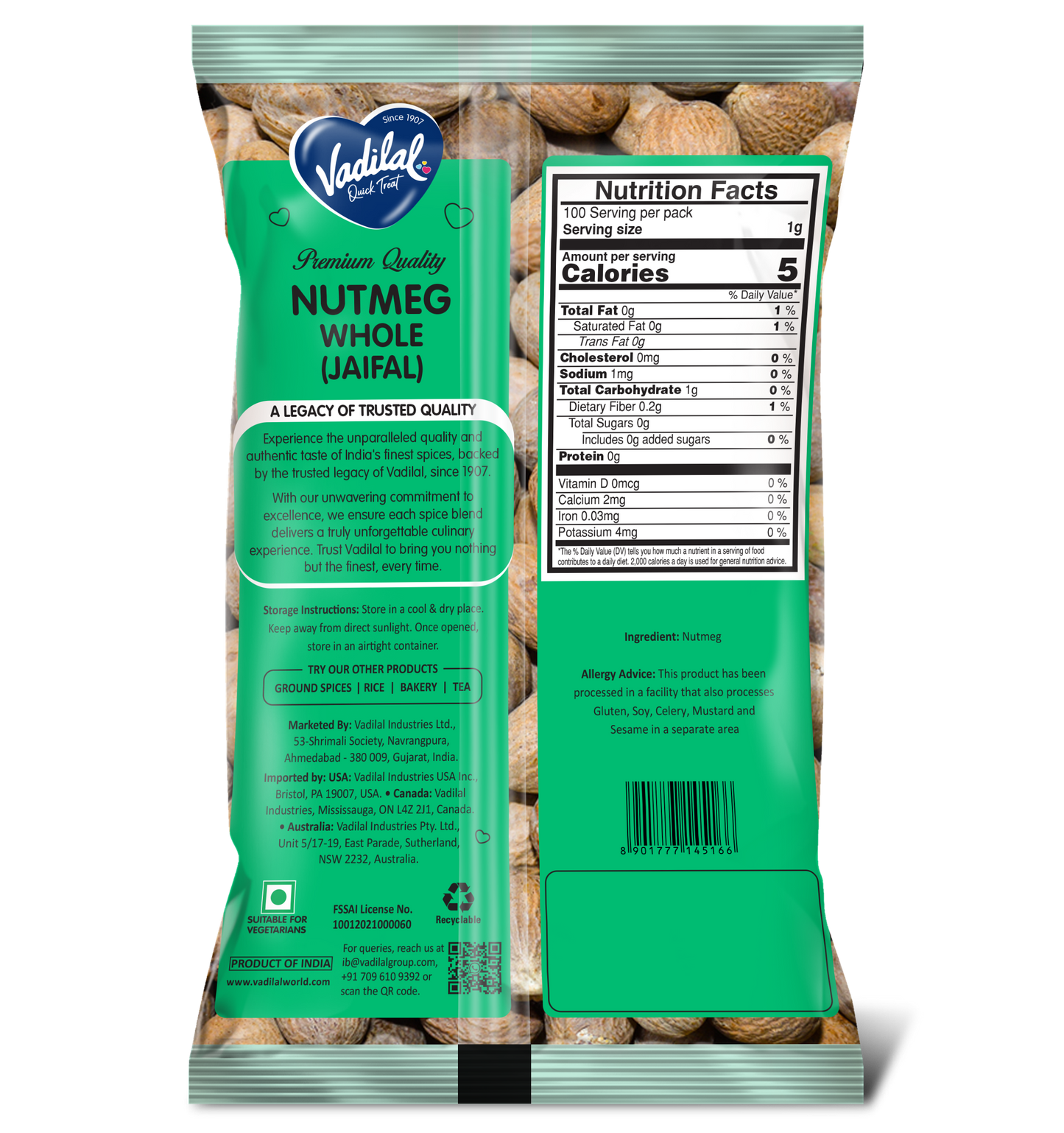 Nutmeg Whole