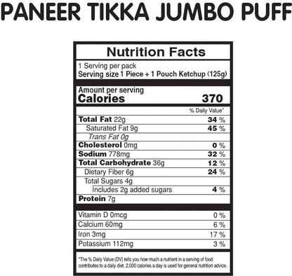 Paneer Tikka Jumbo Puff