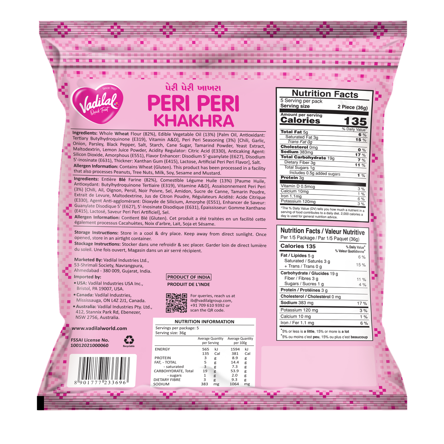 Peri Peri Khakra