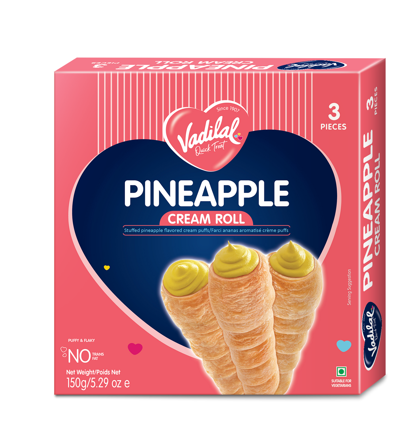 Pineapple Cream Roll