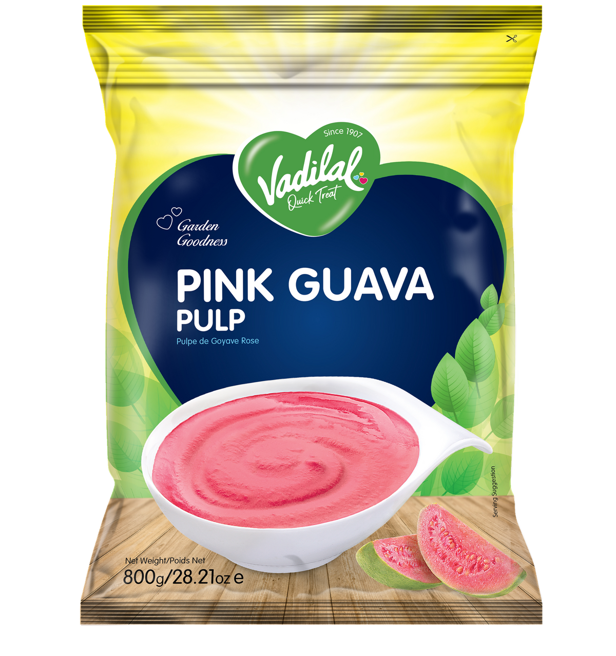 Quick Guava Pink Guava Pulp – Vadilal Quick Treat
