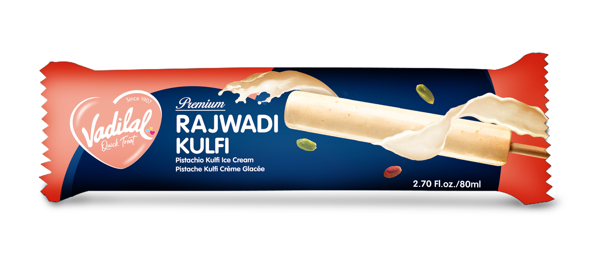 Cylindrical Kulfi – Vadilal Quick Treat