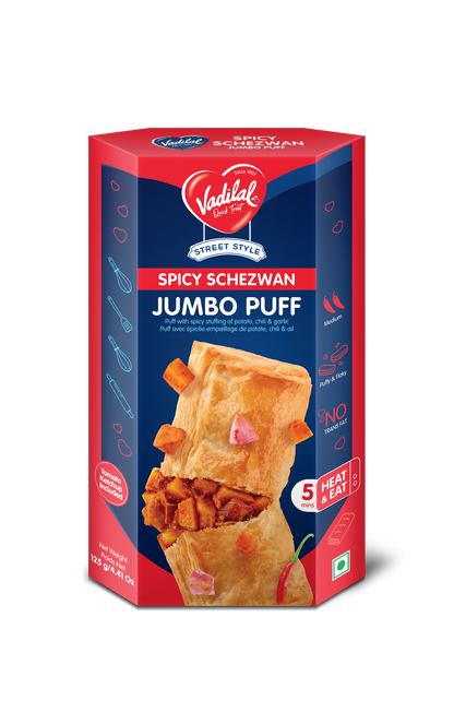 Spicy Schezwan Jumbo Puff