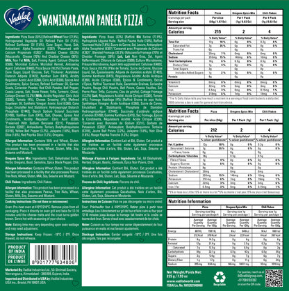 Swaminarayan Paneer Pizza