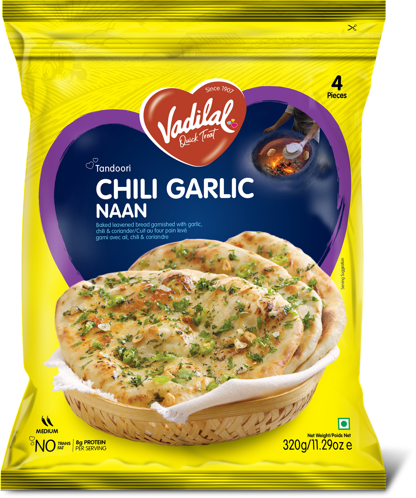 Tandoori Chili Garlic Naan