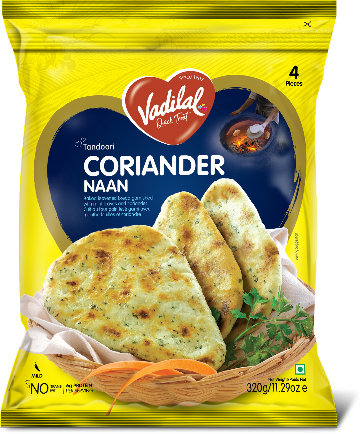 Tandoori Coriander Naan