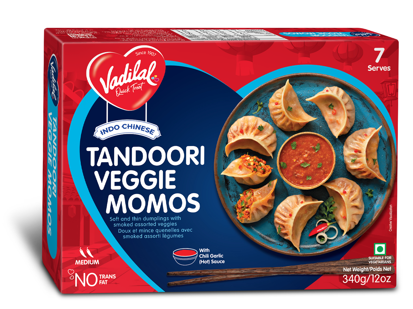 Tandoori Veggie Momos