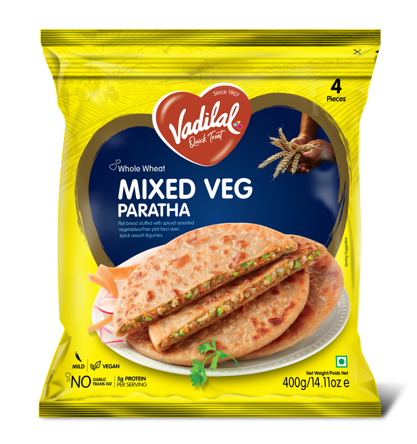 Mixed Veg Paratha