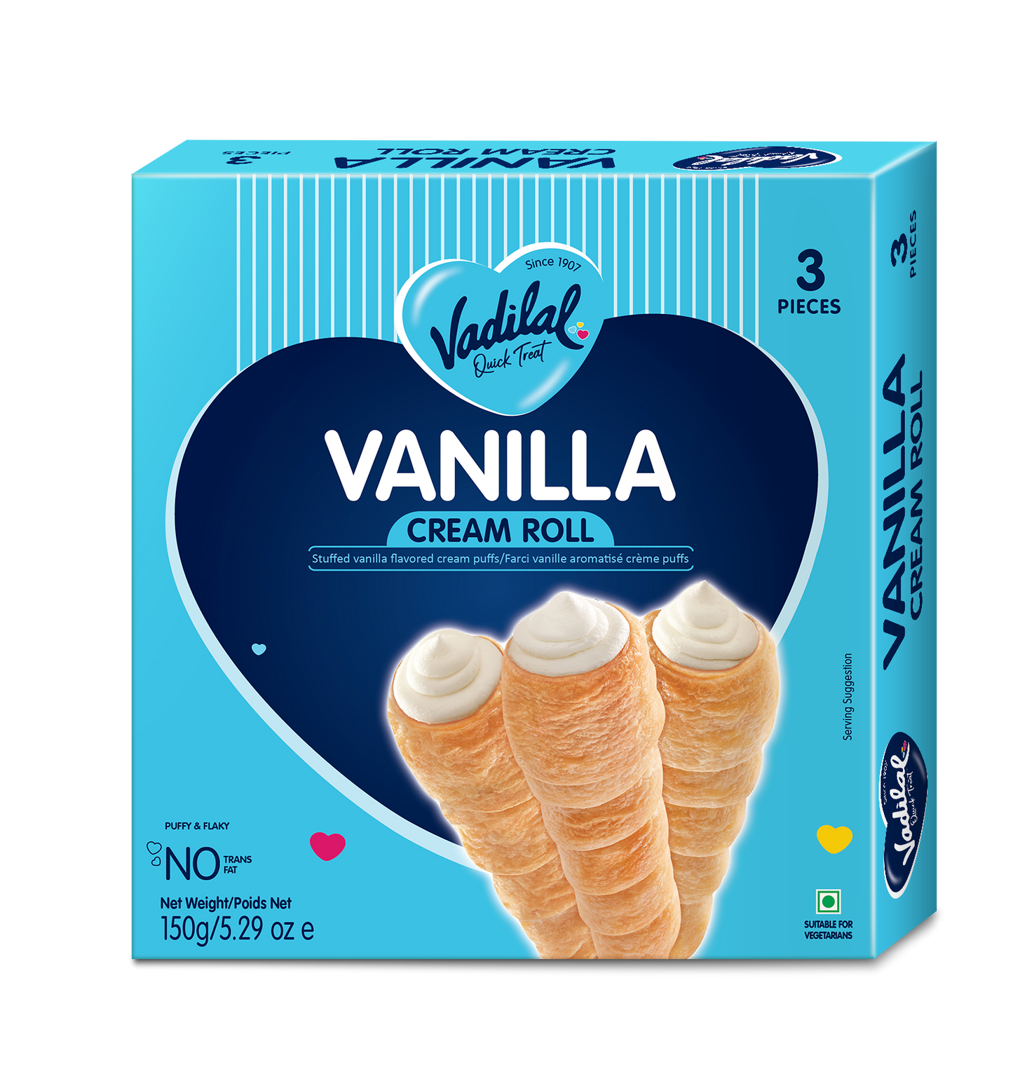 Vanilla Cream Roll