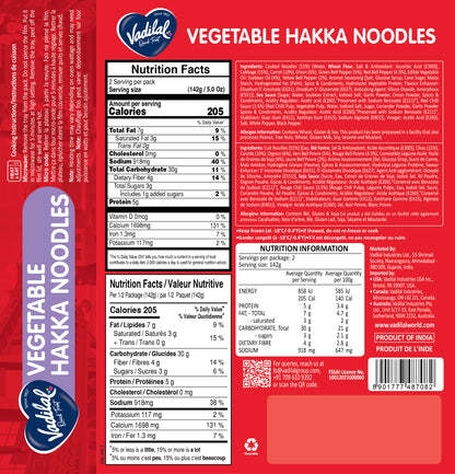 Vegetable Hakka Noodles