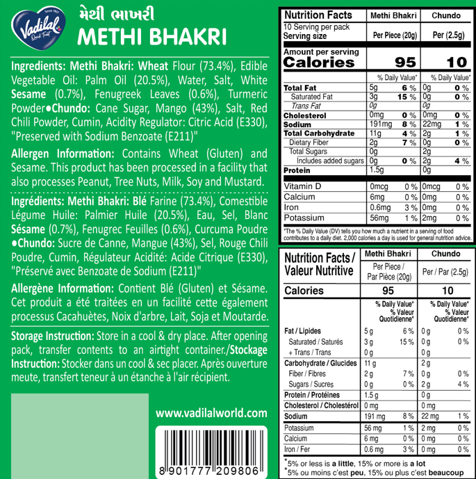 Methi Bhakri