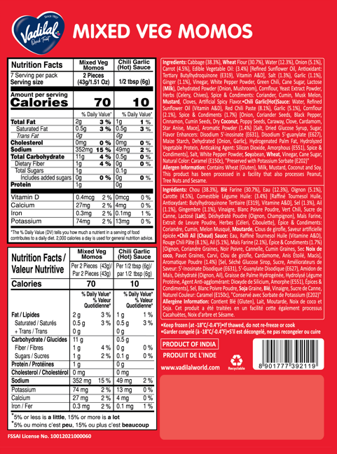 Mixed Veg Momos